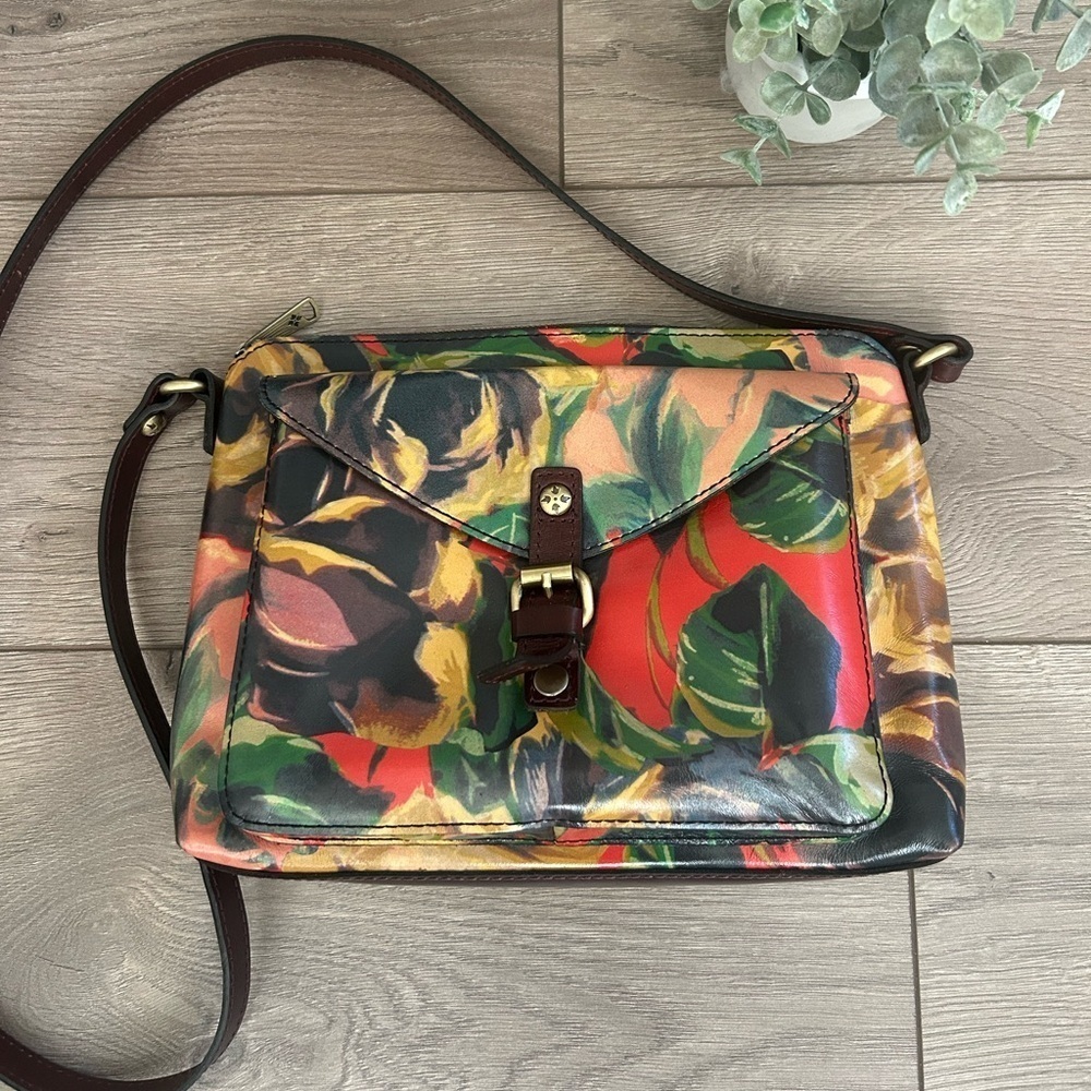 PATRICIA NASH Crossbody Purse with Floral Print